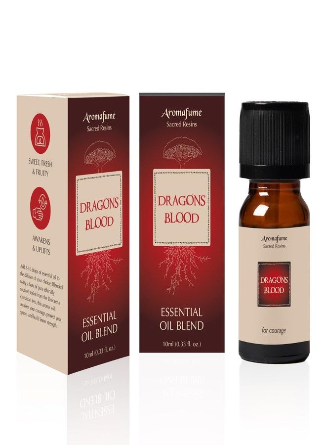 Aromafume Dragon’s Blood Resin Essential Oil Diffuser Blend by Aromafume | 3 x 10ml / 0.33 fl oz | Ideal for Spirituality & Rituals | Made with Pure Resin from Socotra | Non-Alcoholic, Non-Toxic & Vegan - Image 1